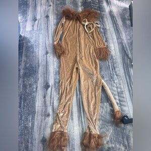 Women's Fierce Lion Costume With headband Size L